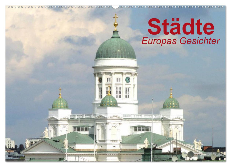 Städte • Europas Gesichter (CALVENDO Wandkalender 2026)