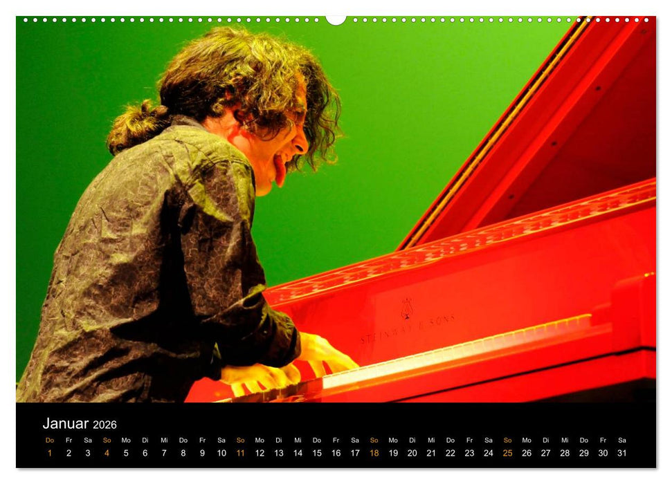 Jazz Pianisten 2026 (CALVENDO Wandkalender 2026)