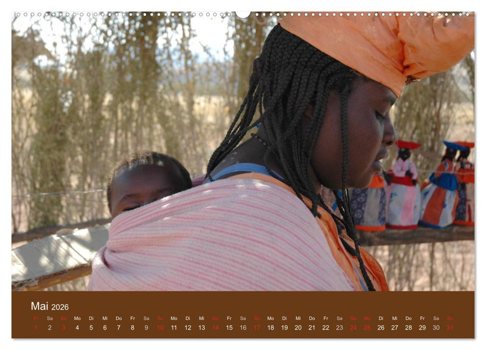 Namibia - faszinierende Menschen und Tiere (CALVENDO Wandkalender 2026)