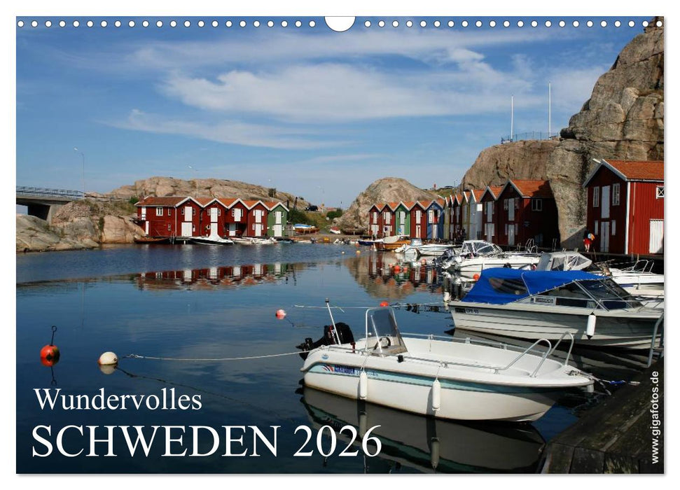 Wundervolles Schweden 2026 (CALVENDO Wandkalender 2026)