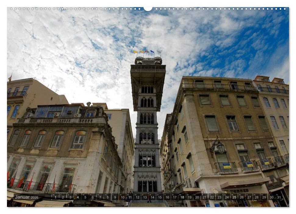Lissabon – Portugals Metropole (CALVENDO Wandkalender 2026)