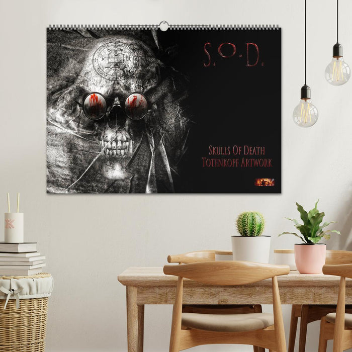 S.O.D. - Skulls Of Death Vol. II - Totenkopf Artworks (CALVENDO Wandkalender 2026)