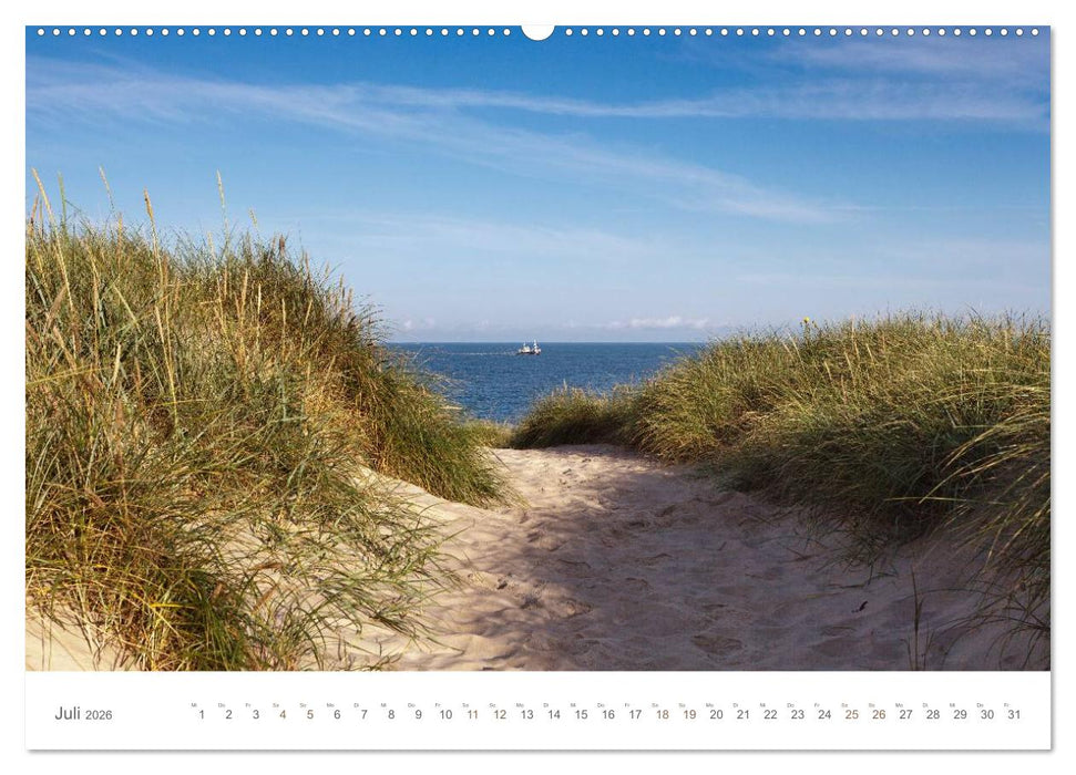 Stege & Wege auf Sylt (CALVENDO Premium Wandkalender 2026)