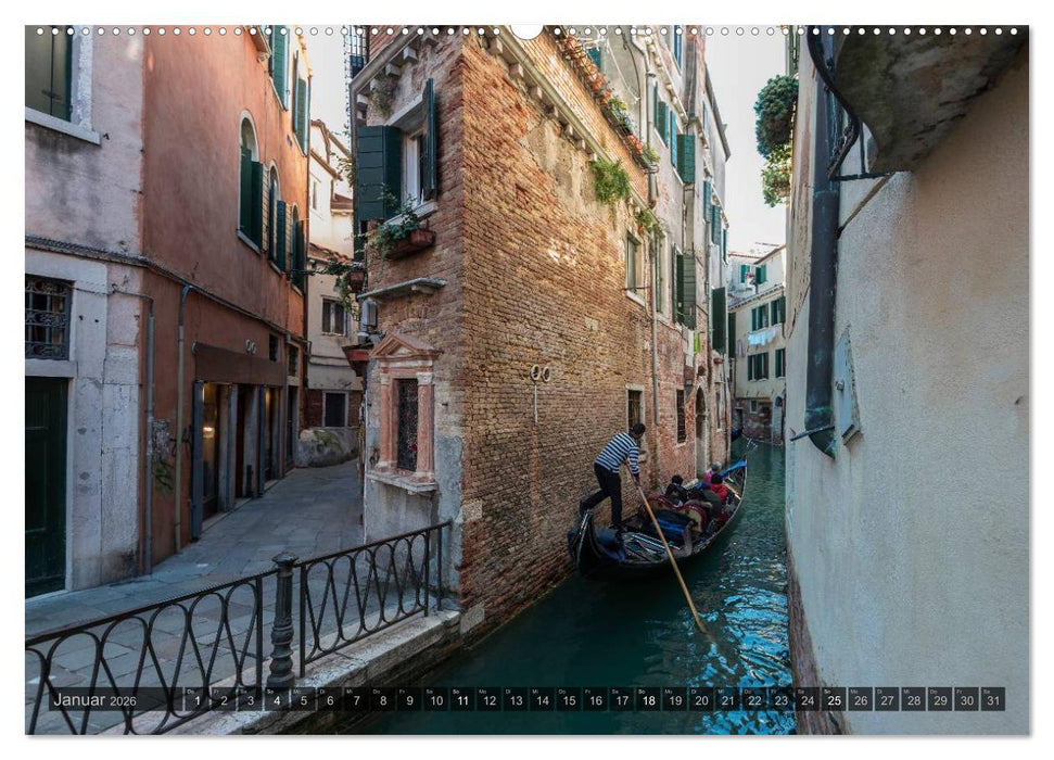 Venedig – Zauber der Lagunenstadt (CALVENDO Wandkalender 2026)