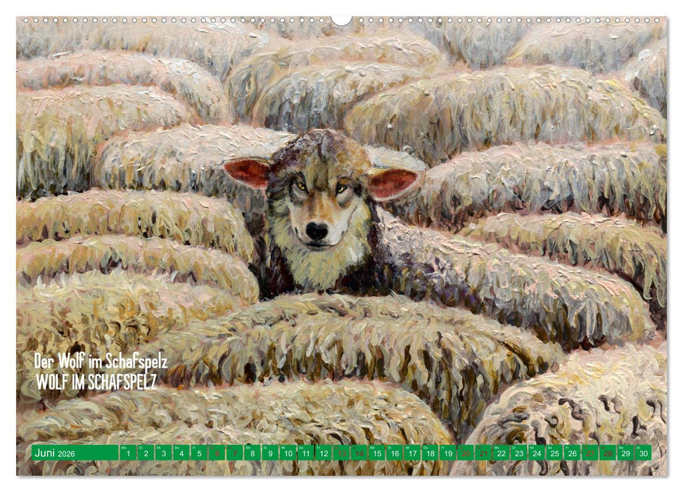 Sprichwörter (CALVENDO Premium Wandkalender 2026)