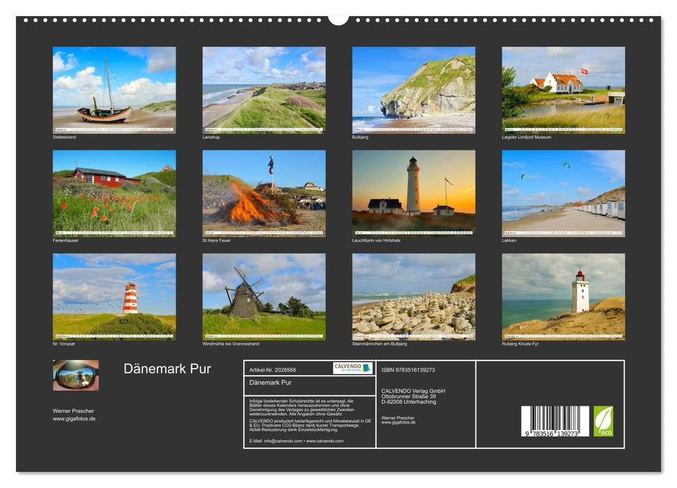 Dänemark Pur (CALVENDO Wandkalender 2026)