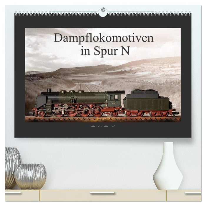 Dampflokomotiven in Spur N (CALVENDO Premium Wandkalender 2026)