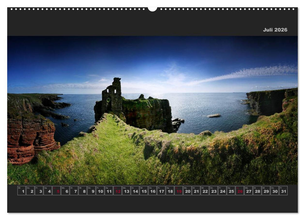 Schottland Panoramen (CALVENDO Premium Wandkalender 2026)