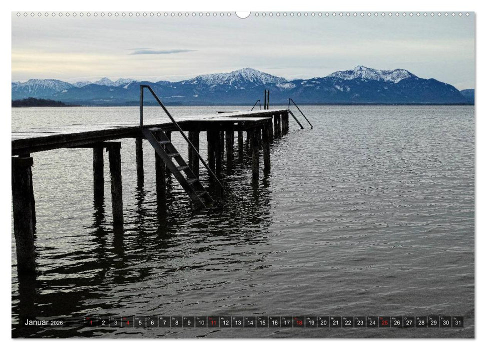 Stille Tage am Chiemsee (CALVENDO Wandkalender 2026)
