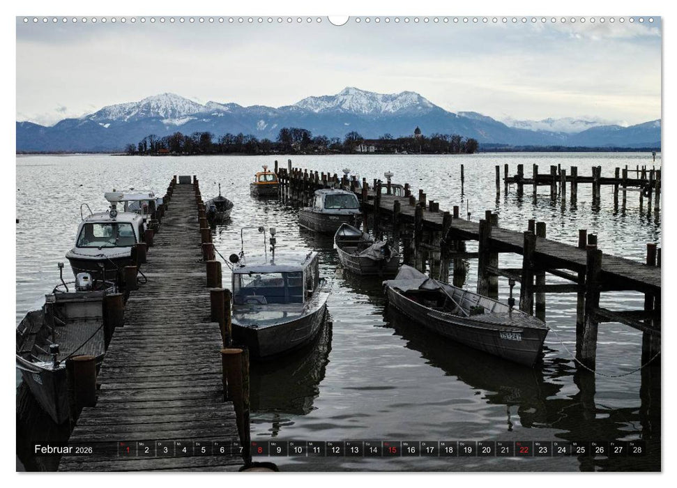 Stille Tage am Chiemsee (CALVENDO Wandkalender 2026)