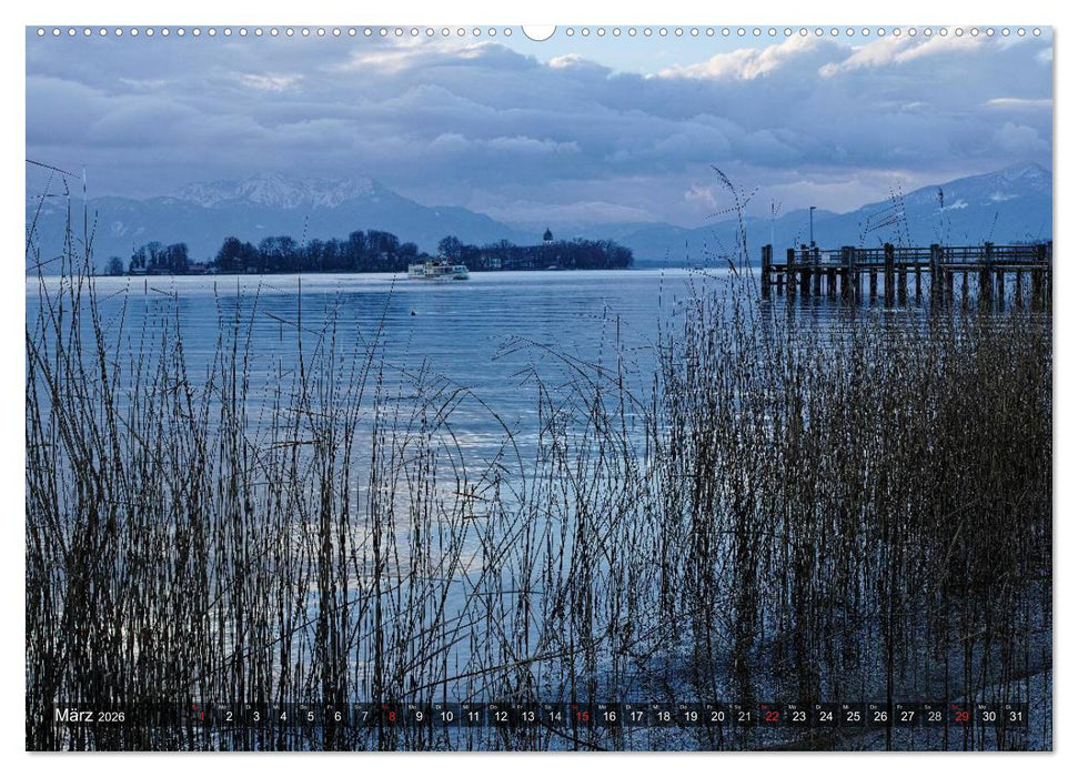 Stille Tage am Chiemsee (CALVENDO Wandkalender 2026)