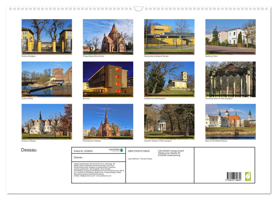 Dessau (CALVENDO Wandkalender 2026)