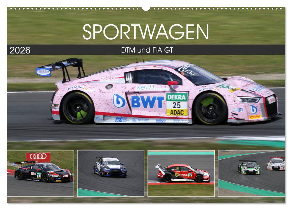 SPORTWAGEN DTM und FIA GT (CALVENDO Wandkalender 2026)