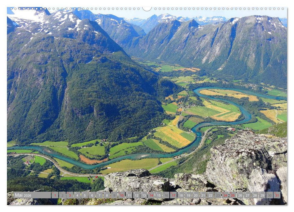Norwegen (CALVENDO Premium Wandkalender 2026)
