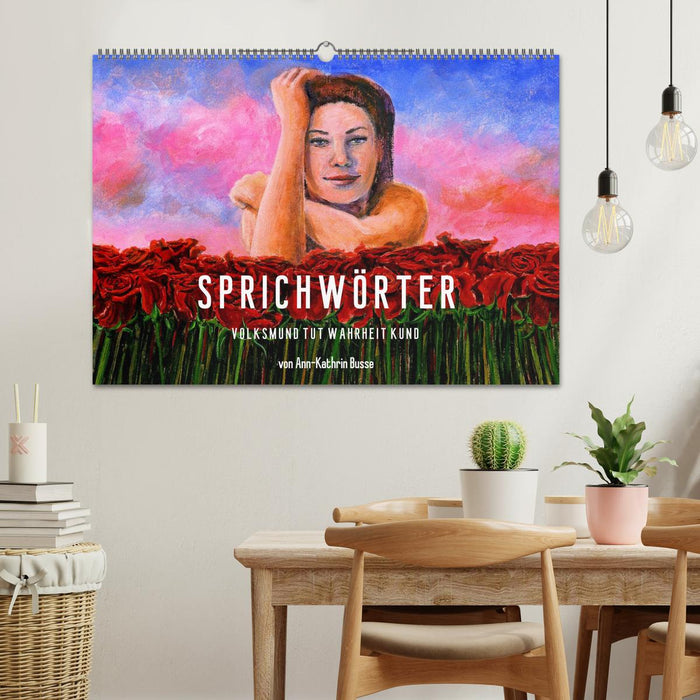 Sprichwörter (CALVENDO Wandkalender 2026)