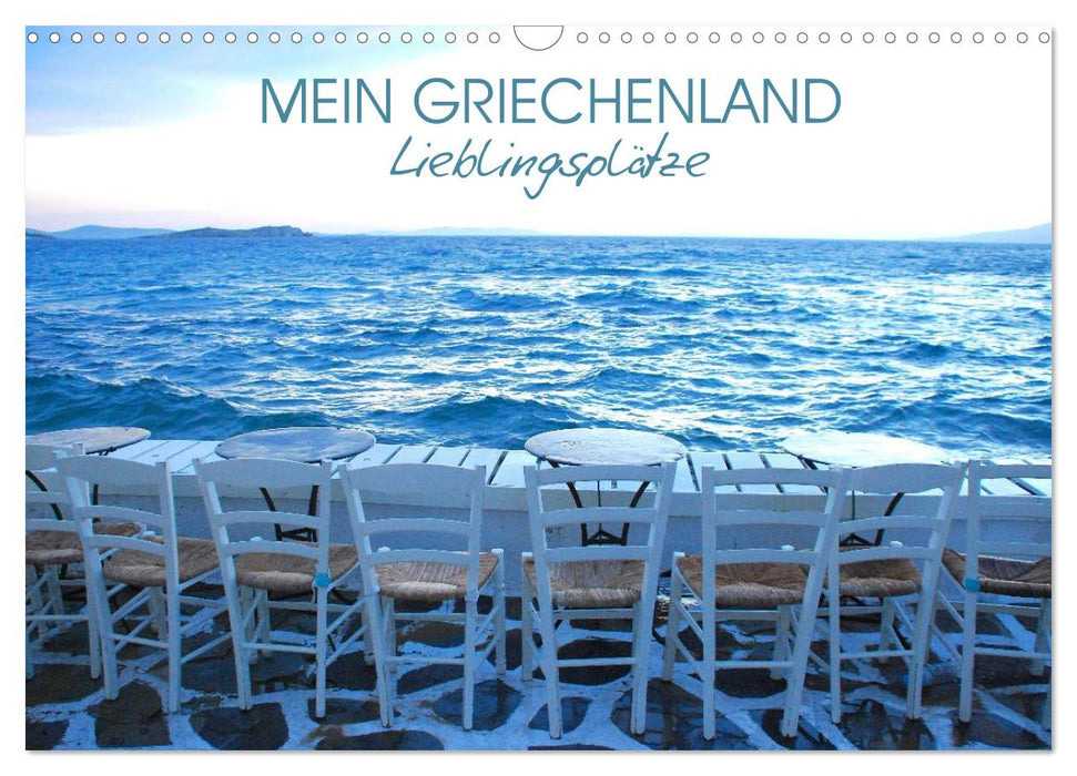 Mein Griechenland - Lieblingsplätze (CALVENDO Wandkalender 2026)