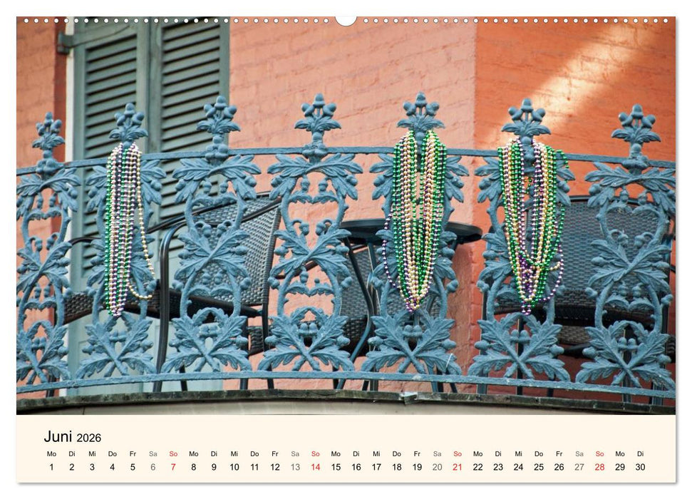 Sommer in New Orleans (CALVENDO Premium Wandkalender 2026)
