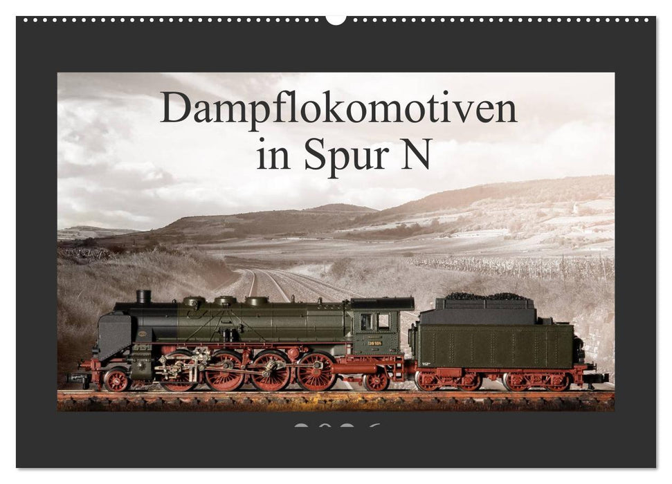 Dampflokomotiven in Spur N (CALVENDO Wandkalender 2026)