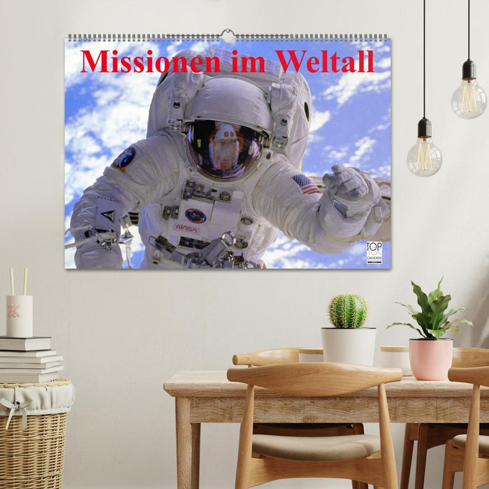 Missionen im Weltall (CALVENDO Wandkalender 2026)