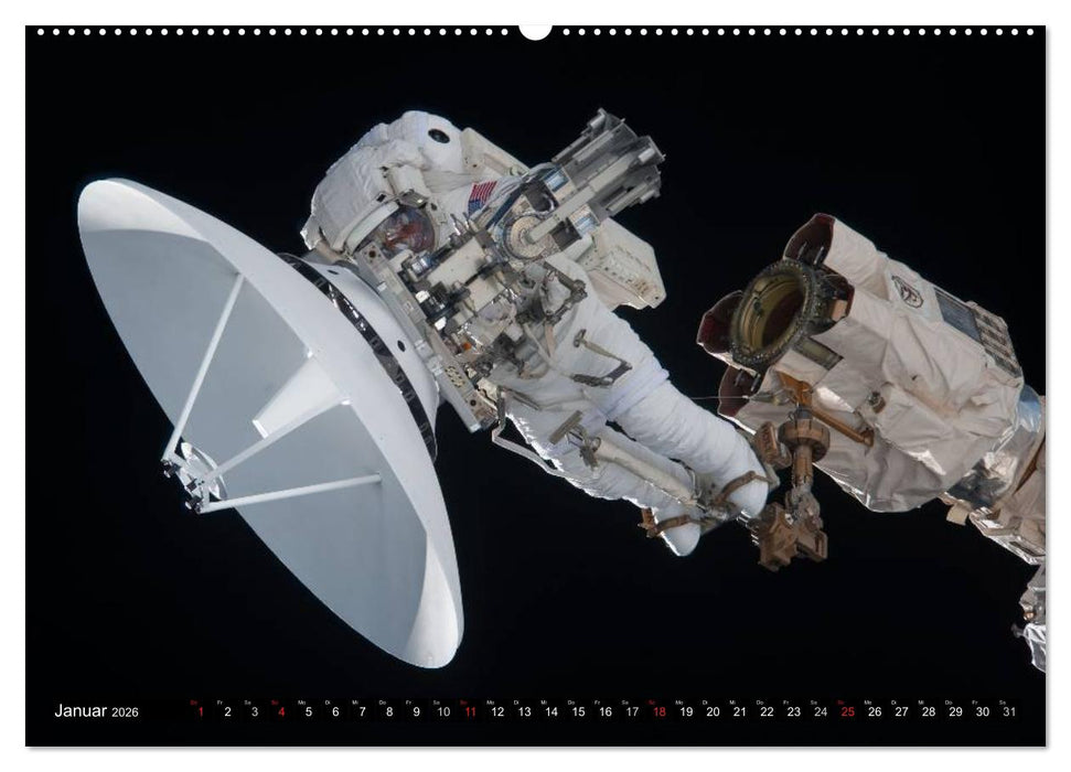 Missionen im Weltall (CALVENDO Wandkalender 2026)