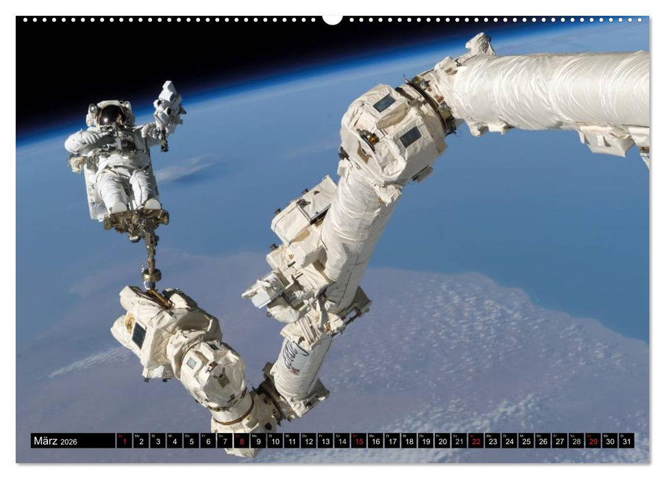 Missionen im Weltall (CALVENDO Wandkalender 2026)