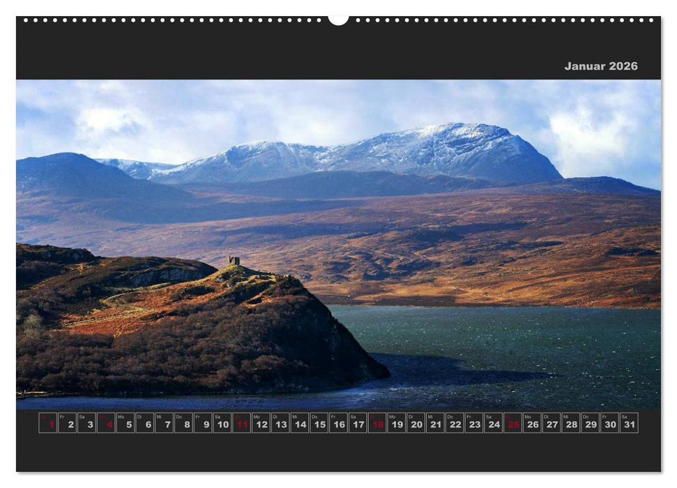 Schottland Panoramen (CALVENDO Wandkalender 2026)