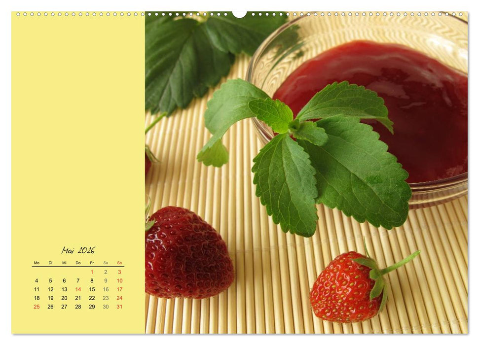 Ach, sind die süß! Rezepte zu Konfitüren, Fruchtaufstrichen und Gelees (CALVENDO Premium Wandkalender 2026)