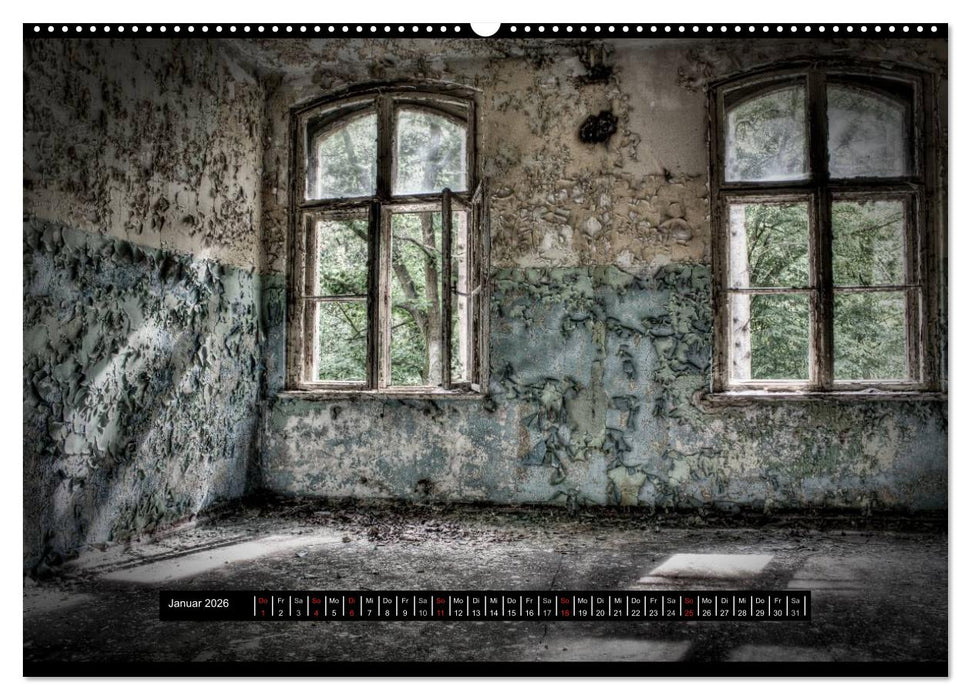 Lost Places, Vergessene Orte / AT-Version (CALVENDO Premium Wandkalender 2026)