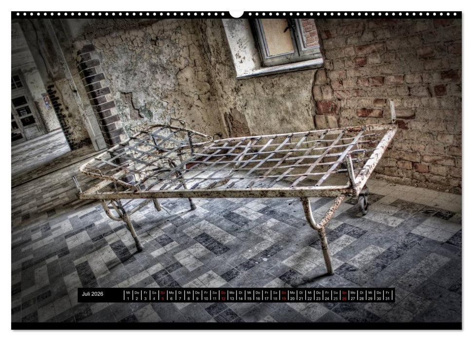 Lost Places, Vergessene Orte / AT-Version (CALVENDO Premium Wandkalender 2026)