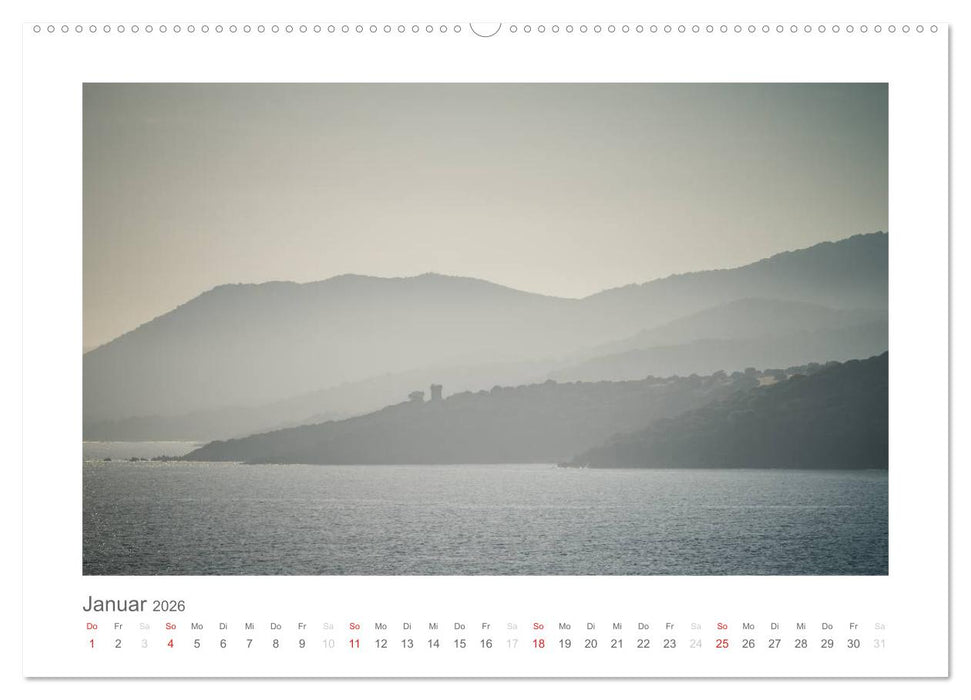 Die Schönheit Korsikas (CALVENDO Premium Wandkalender 2026)