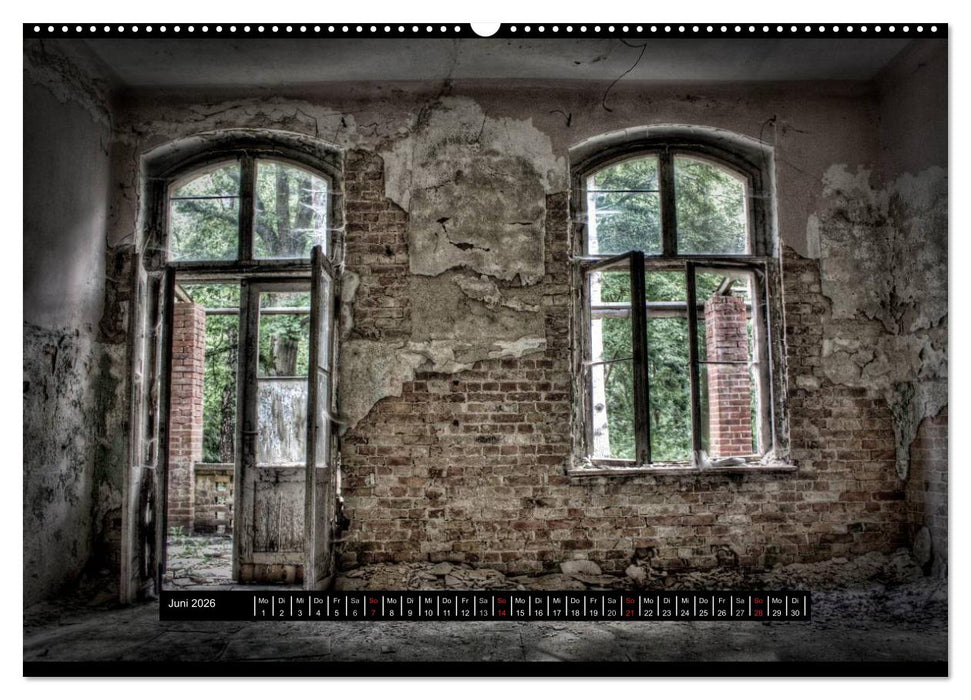 Lost Places, Vergessene Orte (CALVENDO Premium Wandkalender 2026)