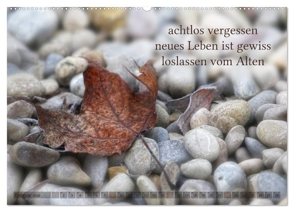 Haiku - Gedichte in 17 Silben (CALVENDO Wandkalender 2026)