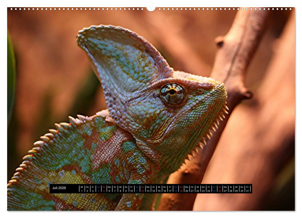 Exoten-Kalender (CALVENDO Premium Wandkalender 2026)