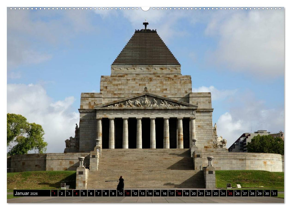 Melbourne (CALVENDO Premium Wandkalender 2026)