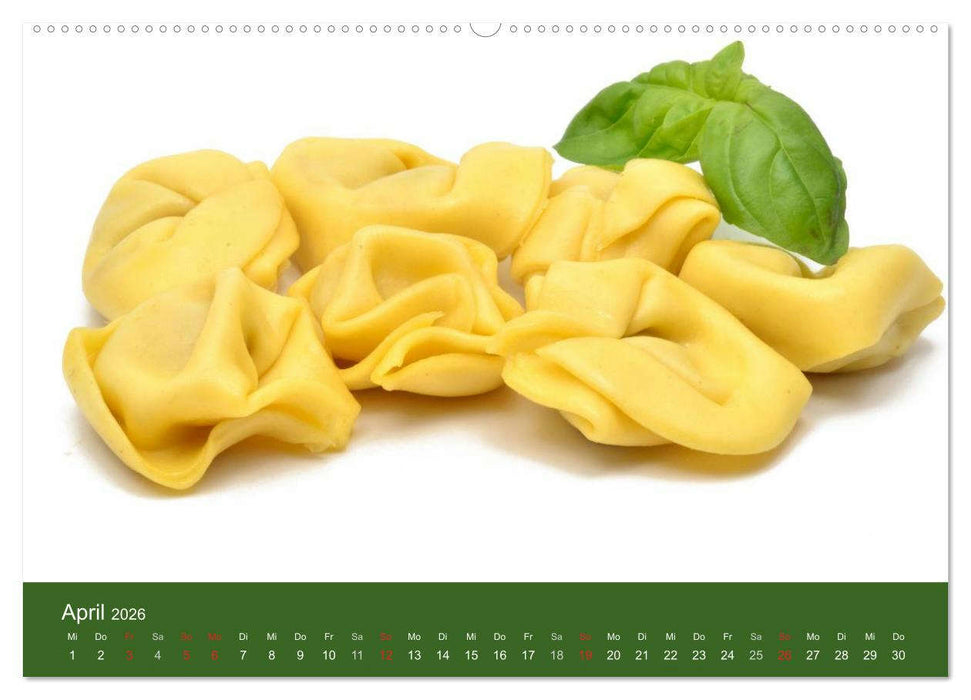 Pasta (CALVENDO Premium Wandkalender 2026)