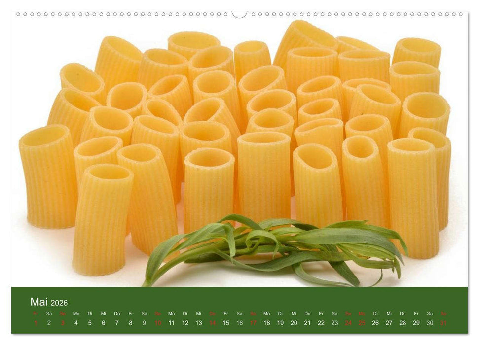 Pasta (CALVENDO Premium Wandkalender 2026)