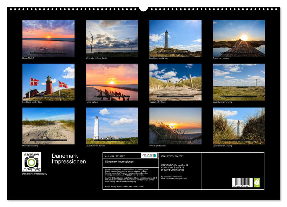 Dänemark Impressionen (CALVENDO Wandkalender 2026)