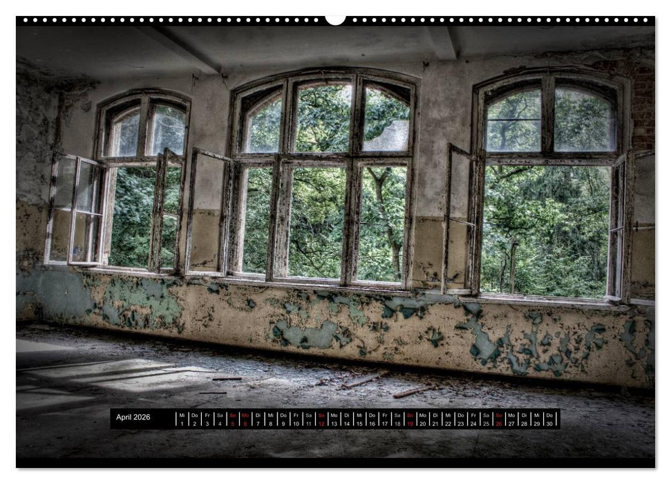 Lost Places, Vergessene Orte / AT-Version (CALVENDO Wandkalender 2026)
