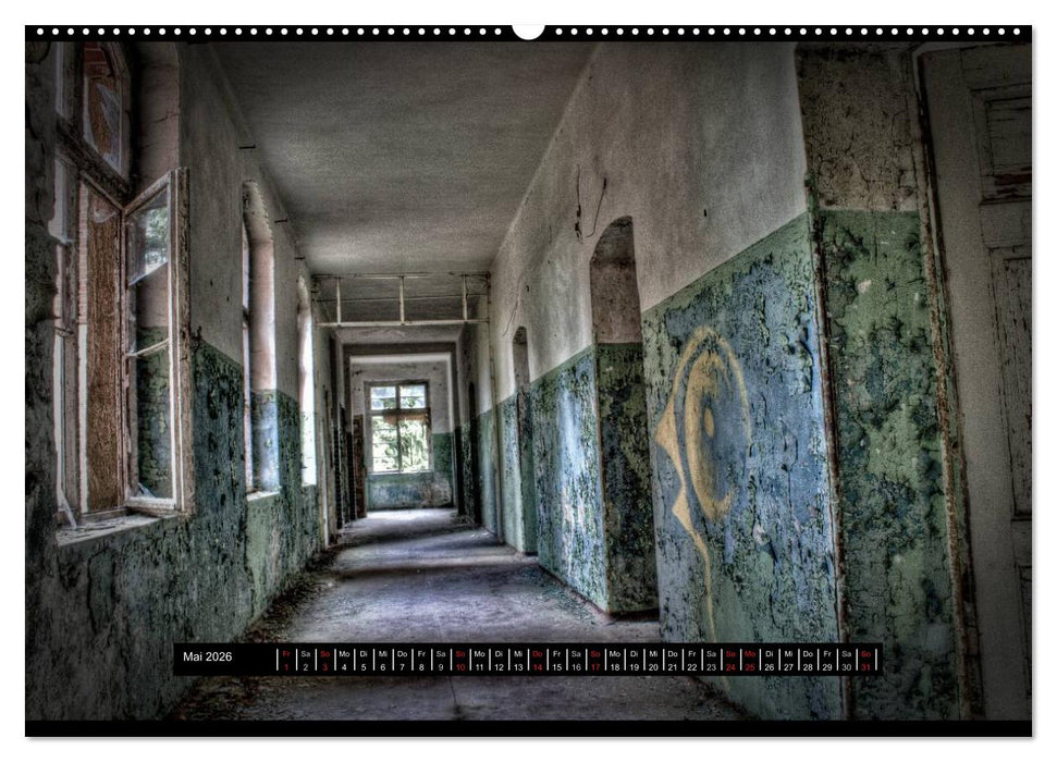 Lost Places, Vergessene Orte / AT-Version (CALVENDO Wandkalender 2026)