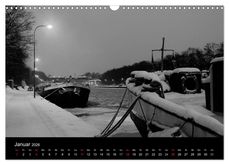 Hannover Monochrome Impressionen (CALVENDO Wandkalender 2026)