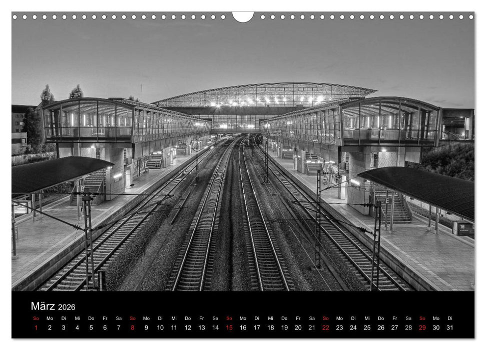 Hannover Monochrome Impressionen (CALVENDO Wandkalender 2026)