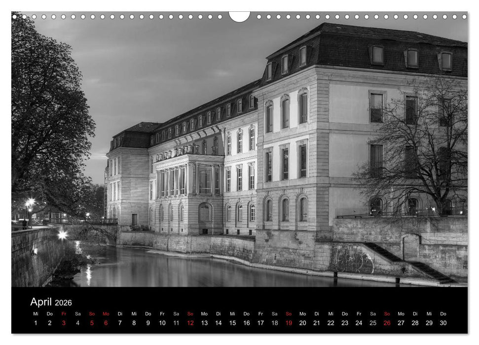 Hannover Monochrome Impressionen (CALVENDO Wandkalender 2026)