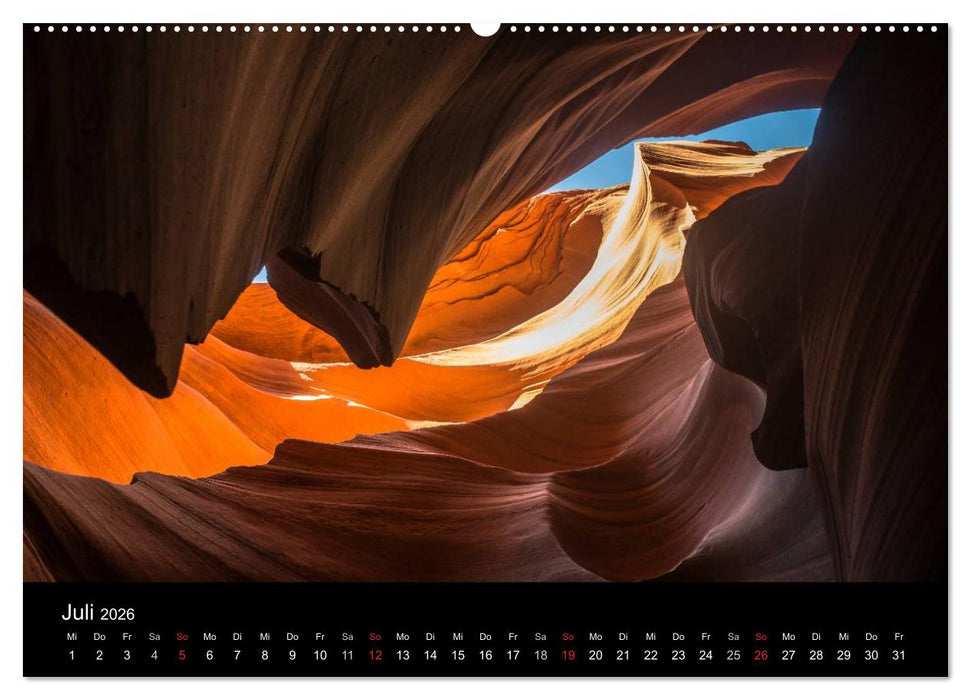 USA - faszinierender Südwesten / CH-Version (CALVENDO Premium Wandkalender 2026)
