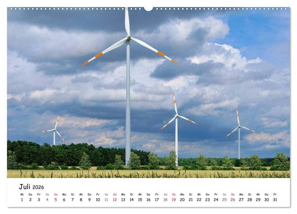 Erneuerbare Energien (CALVENDO Premium Wandkalender 2026)