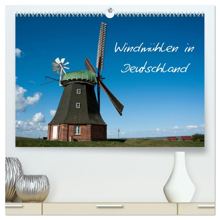 Windmühlen in Deutschland (CALVENDO Premium Wandkalender 2026)