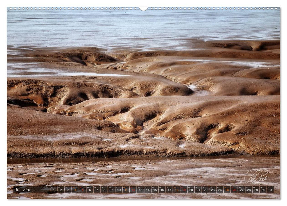 Friesland - Watt und Nordsee / CH-Version (CALVENDO Premium Wandkalender 2026)