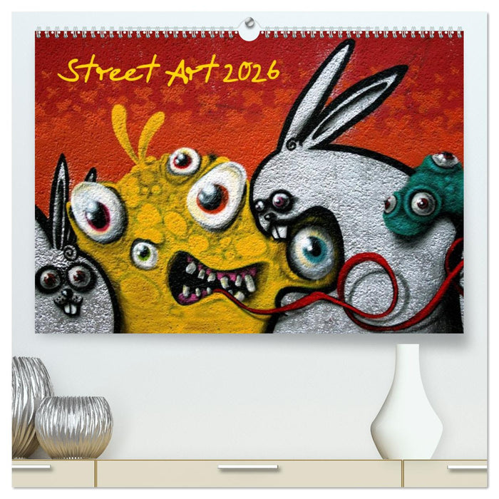 Street-Art 2026 / CH-Version (CALVENDO Premium Wandkalender 2026)