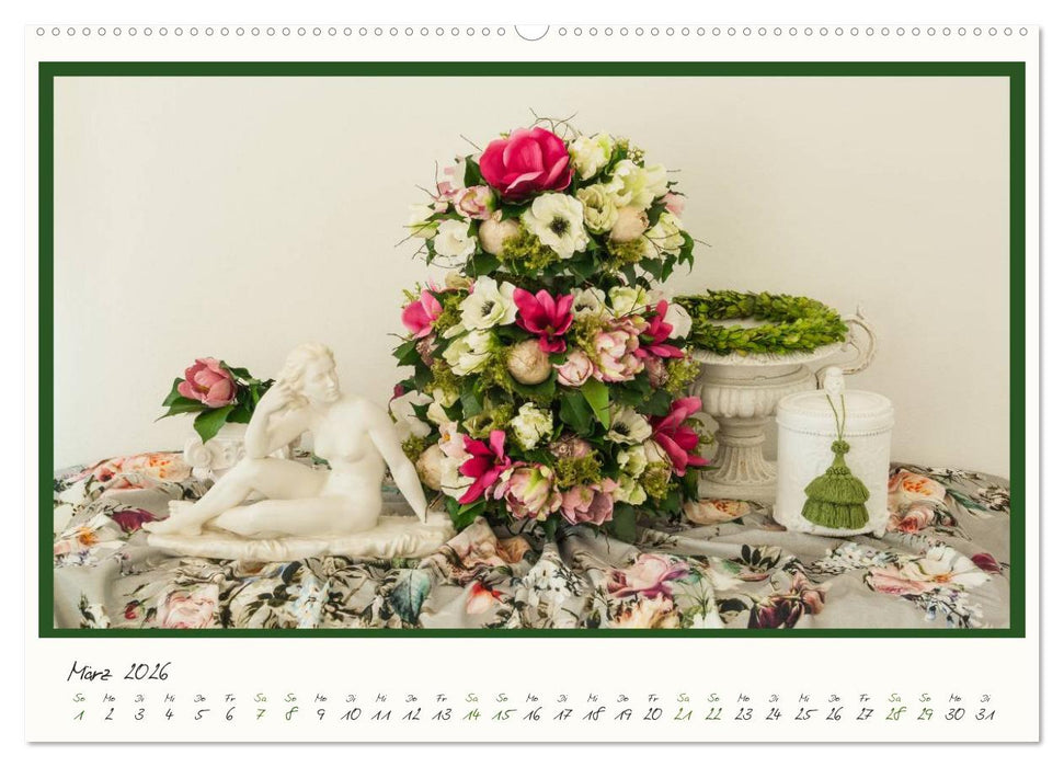 Raum für Blumen (CALVENDO Premium Wandkalender 2026)