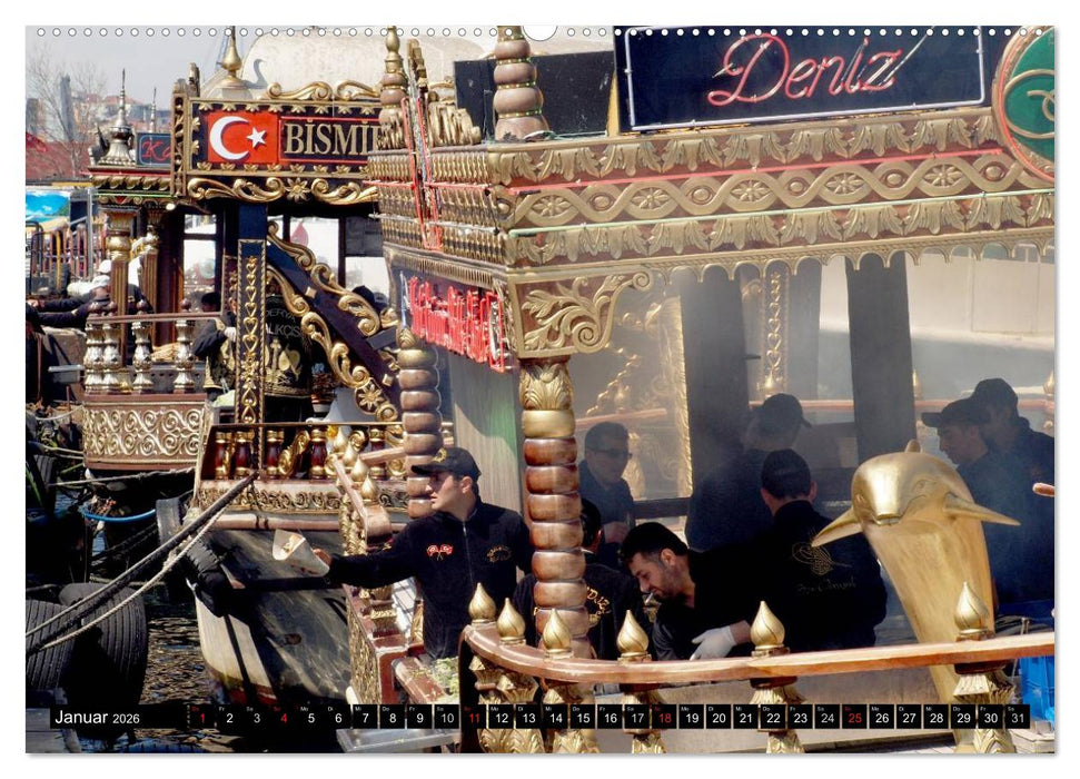 Istanbul - Konstantinopel - Byzanz (CALVENDO Wandkalender 2026)