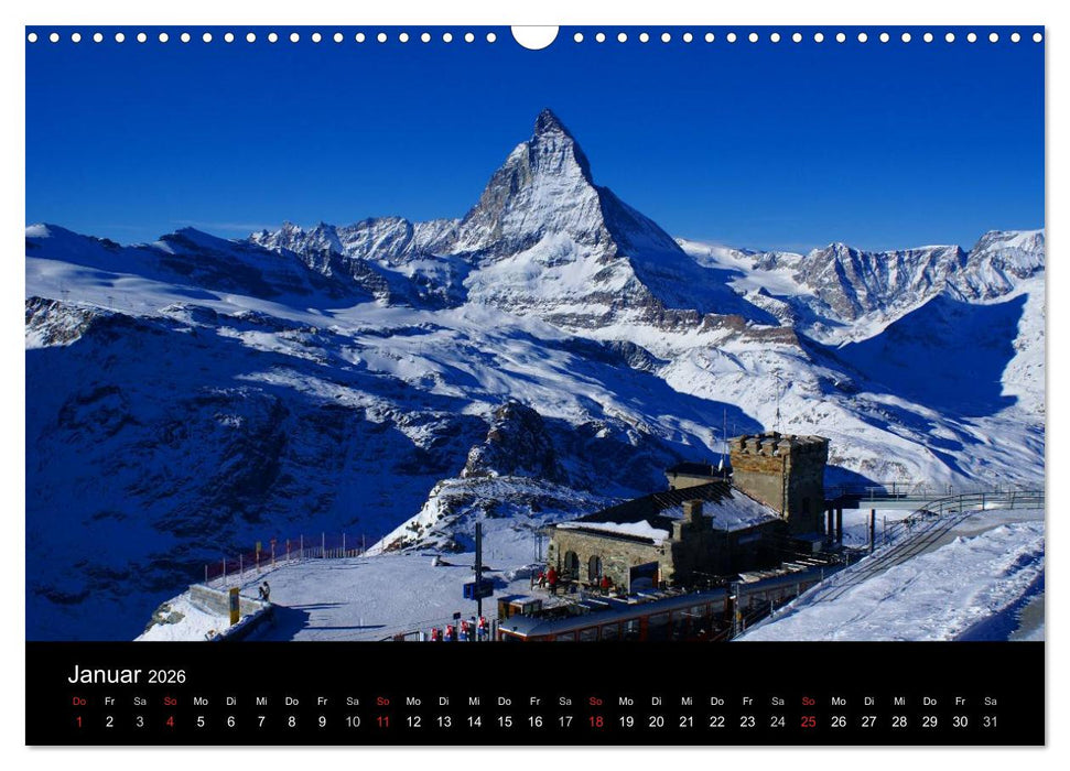 Faszination Matterhorn (CALVENDO Wandkalender 2026)